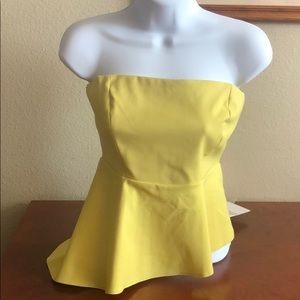 Strapless Asymmetrical Top